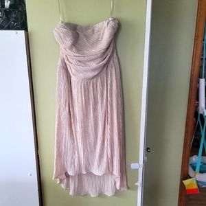 Champagne Strapless Dress
